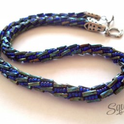 Мастер-класс "Турецкий жгут" из стекляруса и бисера