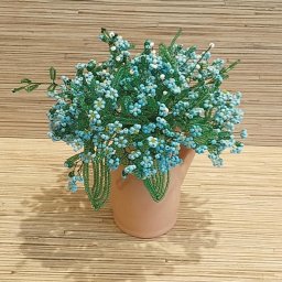 ​Незабудки из бисера