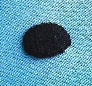 Объёмная вышивка "Божьи коровки"