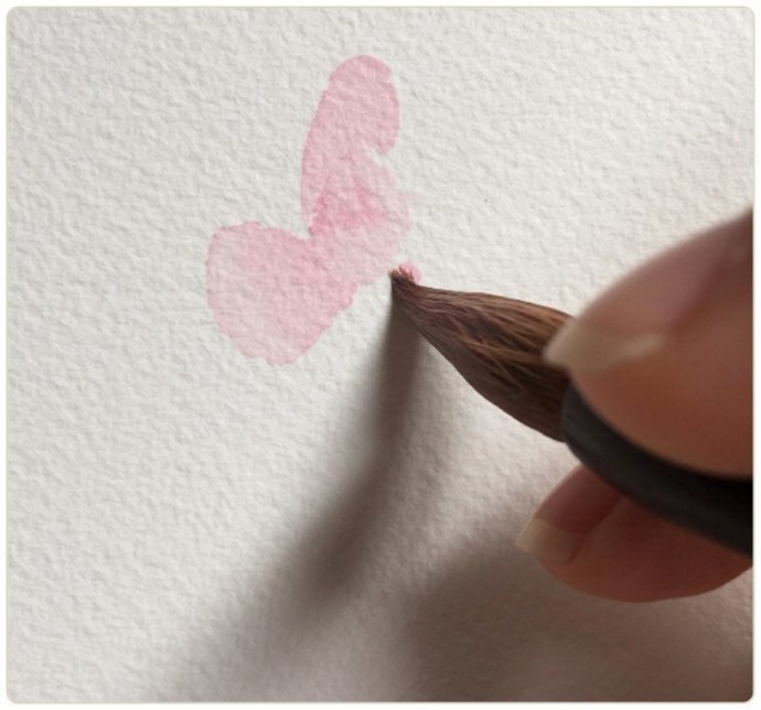 Рисуем веточку вместе