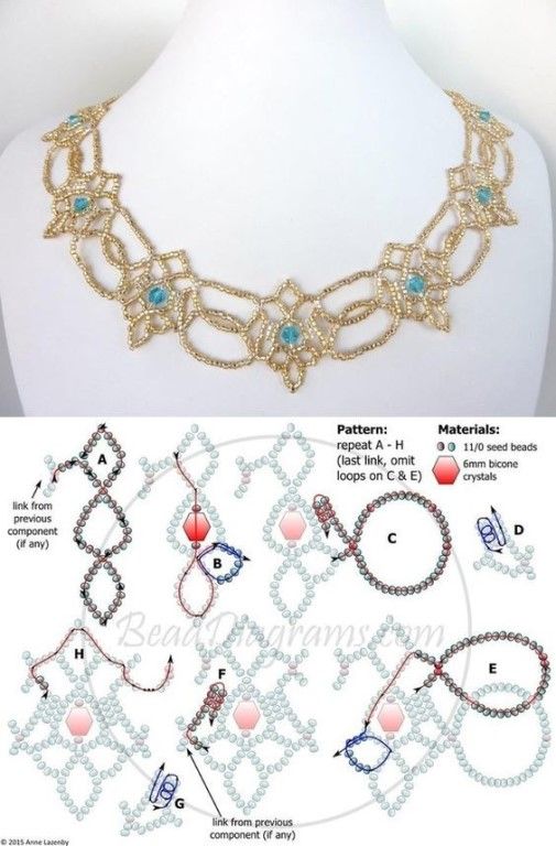 Удивительной красоты ожерелья из бисера