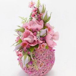 ​Идеи композиций из ниток на шаре