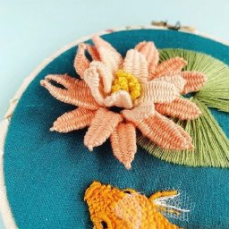 Как делать объёмную вышивку гладью