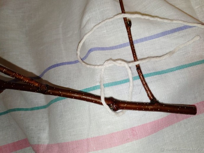 Венок из берёзовых веток