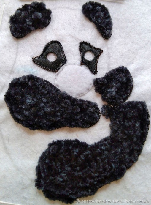 Брошь "Панда"