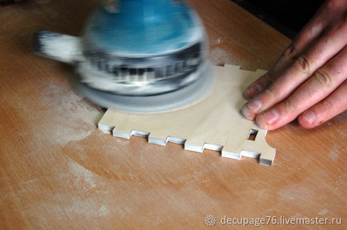 Сборка заготовок для декупажа