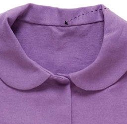 Изготовление и втачивание плосколежащего воротника