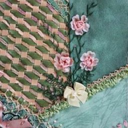 Крейзи квилтинг в оттенках зеленого