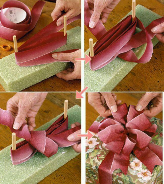 Разные способы завязывания банта