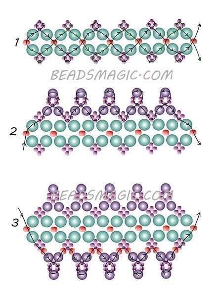 Украшения изумительной красоты из бисера и стекляруса