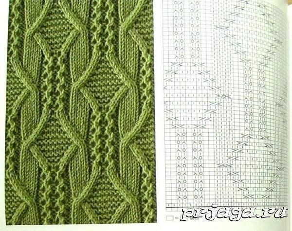 Узор спицами изумительной красоты