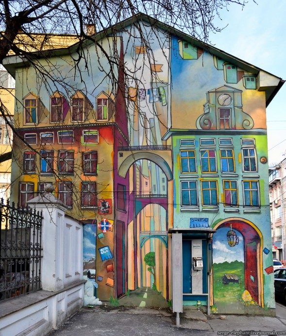 ​Варианты росписи домов: идеи для творческого вдохновения