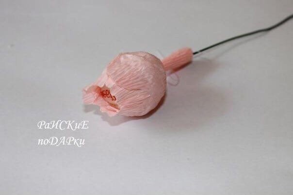 ​Букет роз из гофробумаги: мастер-класс