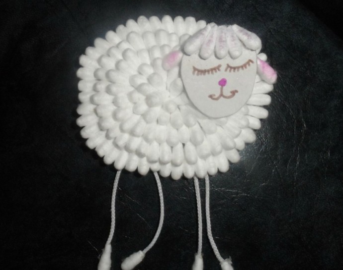 Идеи из ватных палочек