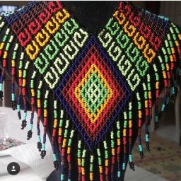 ​Колье с узорами в африканском стиле