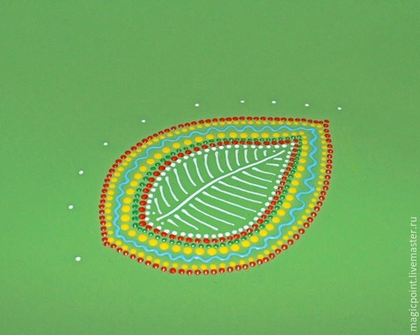 Мастер-класс по точечной росписи тарелки