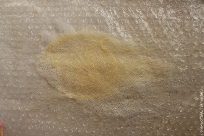 Шикарное колье с розой из войлока