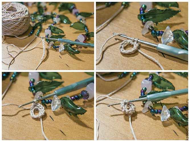 Колье из пластиковой бутылки Колье из пластиковой бутылки