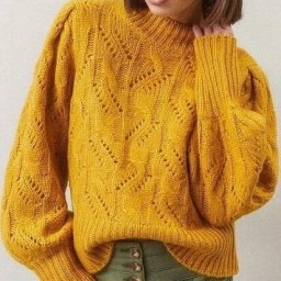 ​Желтый пуловер