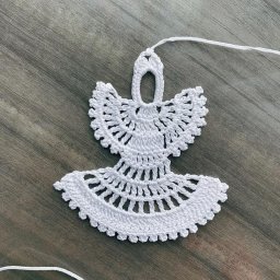 Вязаный ангел крючком