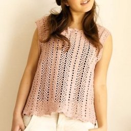 Льняной топ