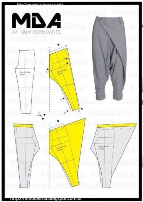 Моделирование оригинальных брюк