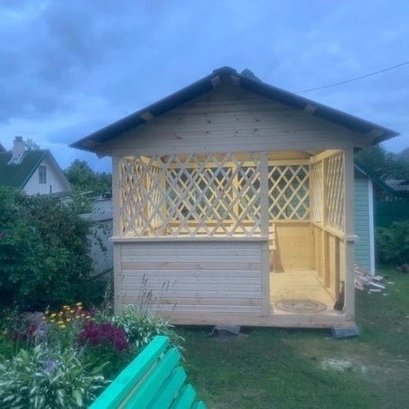 Шикарная беседка своими руками