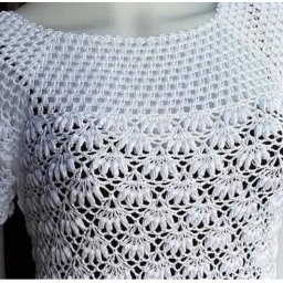 Ажурная кофточка крючком