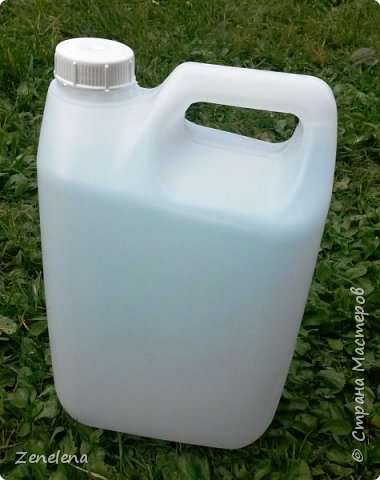 Как сделать из обычной канистры очаровательную  корзинку