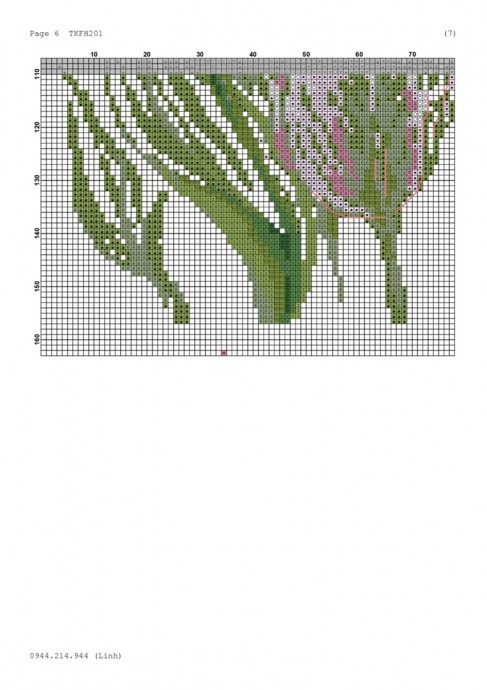 ​Вышиваем изумительные тюльпаны