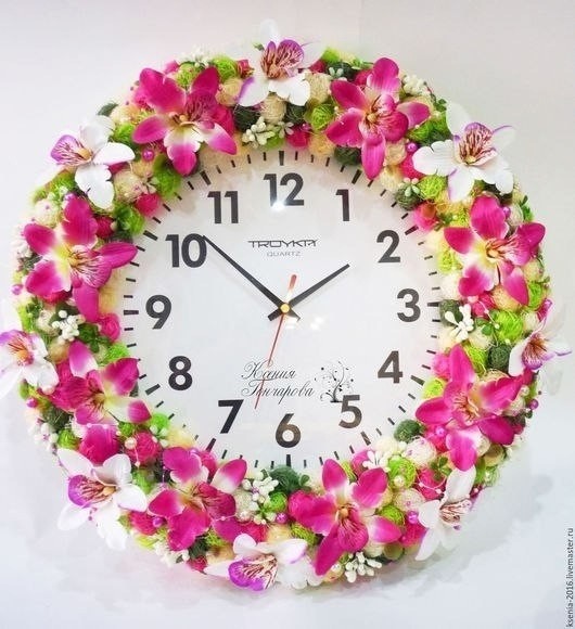 Цветочные часики: идеи для вдохновенного творчества,