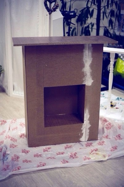 Камин с лепниной своими руками