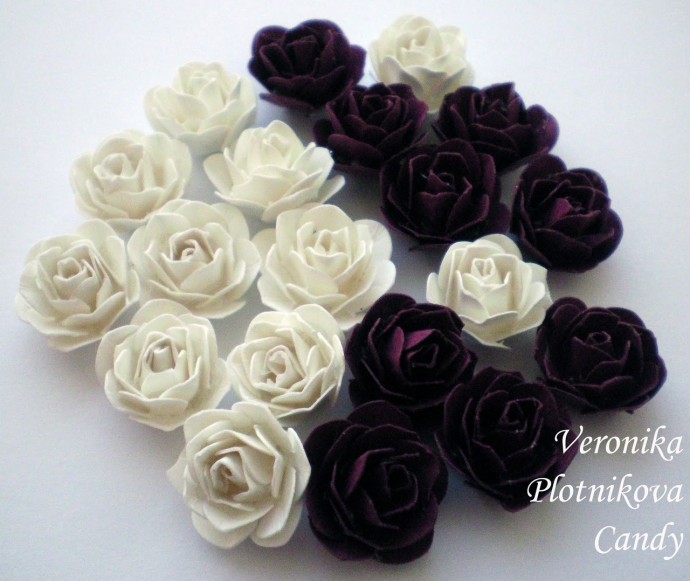 Розочки из картона: мастер-класс