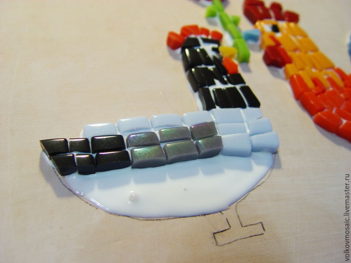 Шкатулка для документов в смешанной технике