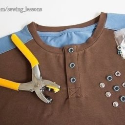 Застежка поло для обычной футболки