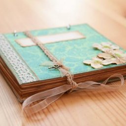 Блокнот на кольцах с твердой обложкой