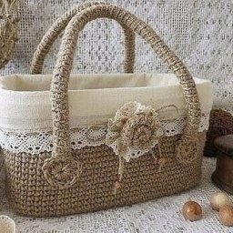 Джутовые корзины