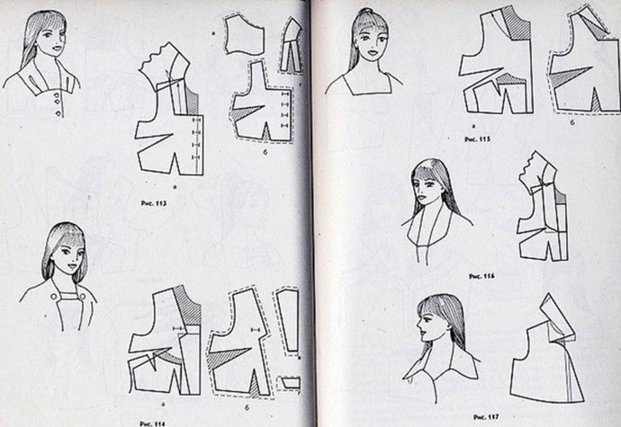 Моделирование различных вырезов горловины и воротников