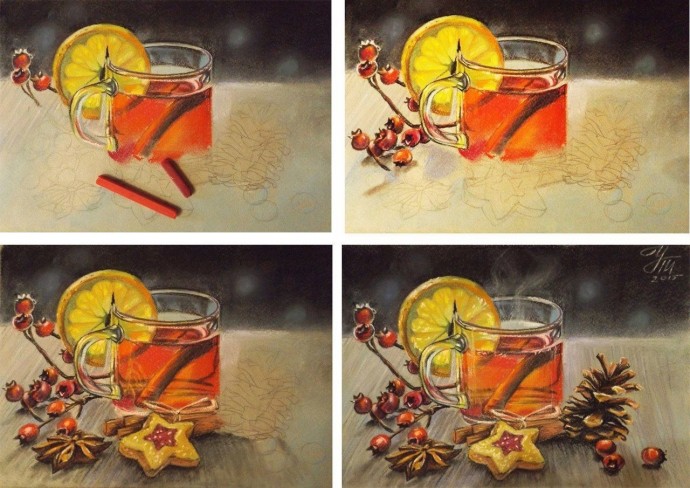 ​Натюрморт "Чай с лимоном"