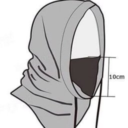 Съёмный капюшон-снуд