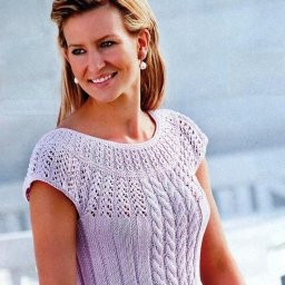 Невероятно красивый топ с круглой кокеткой