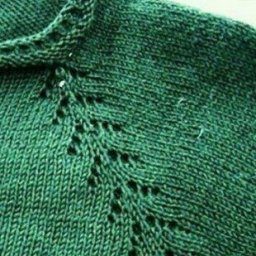 ​Вязание реглана "Ёлочка" спицами