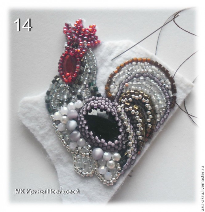 ​Брошь "Петушок"