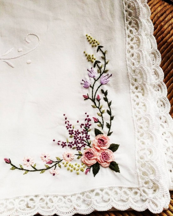 Идеи объемной вышивки: вкусные моменты жизни