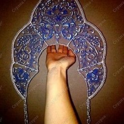 ​Кокошник для новогоднего карнавала в кругу семьи