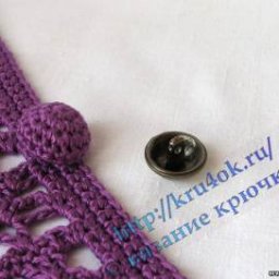 Как обвязать пуговицу