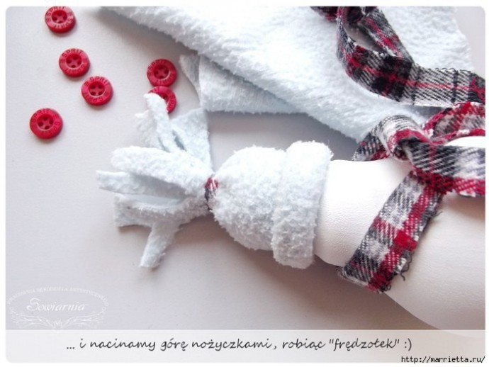 Снеговик из лампочки