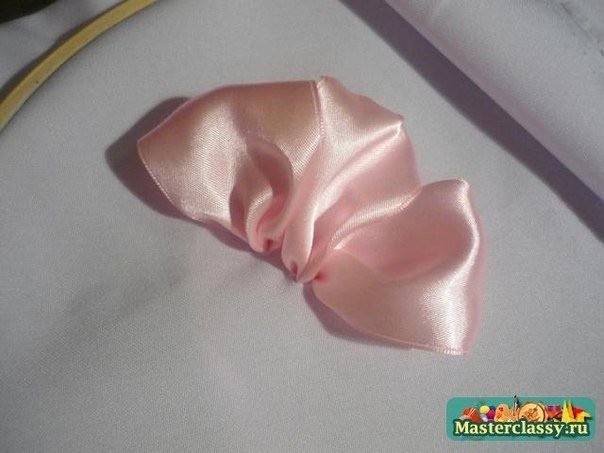 Вышиваем лентами розы: мастер-класс