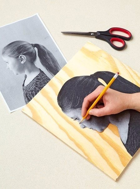 Панно с силуэтами