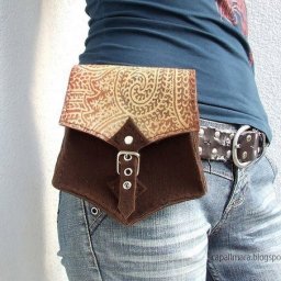 Как сшить поясную сумку: мастер-класс